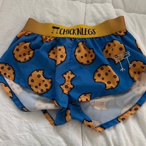 Chicken legs running shorts